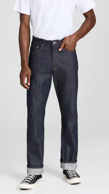 Naked & Famous Denim True Guy - Dirty Fade Selvedge Jeans | Thumbnail 2