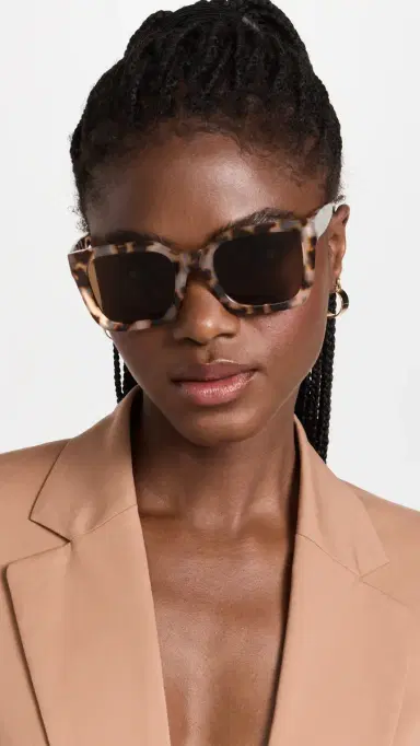 AIRE Abstraction Sunglasses Cookie Tort One Size | Thumbnail 3 AIRE Abstraction Sunglasses Cookie Tort One Size | Thumbnail 3