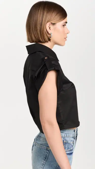 HEVRON Leonora Top Black | Thumbnail 4 HEVRON Leonora Top Black | Thumbnail 4
