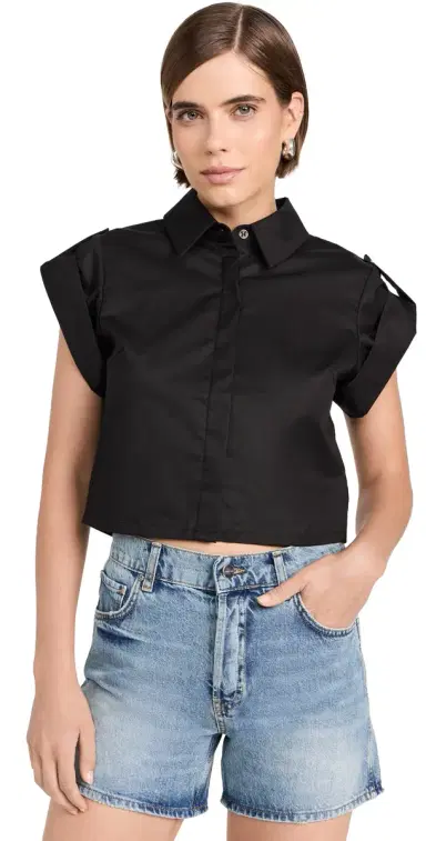 HEVRON Leonora Top Black | Thumbnail 1 HEVRON Leonora Top Black | Thumbnail 1