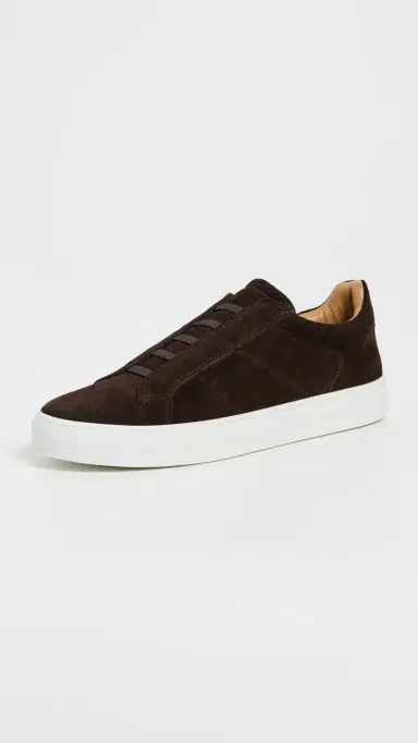 GREATS Royale 2.0 Suede Slip-On Sneakers Chocolate 8 | Thumbnail 2