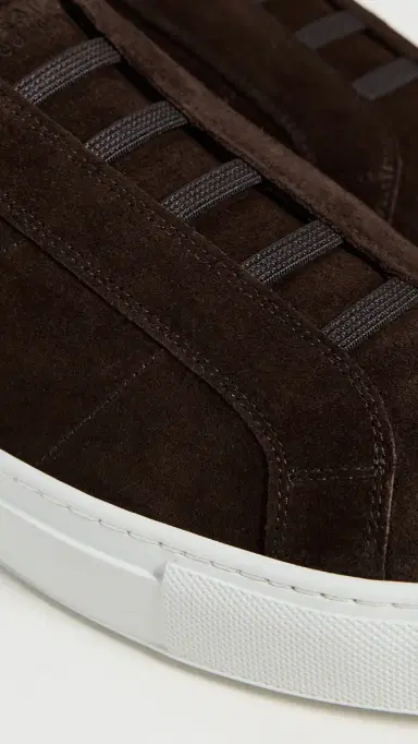 GREATS Royale 2.0 Suede Slip-On Sneakers Chocolate 8 | Thumbnail 5