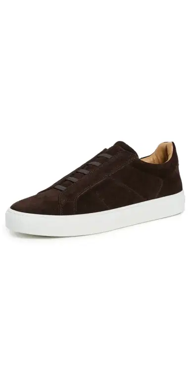 GREATS Royale 2.0 Suede Slip-On Sneakers Chocolate 8 | Thumbnail 1