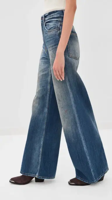 Acne Studios 2022 Distressed Jeans Mid Blue | Thumbnail 5