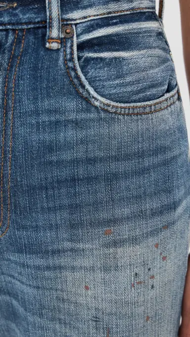 Acne Studios 2022 Distressed Jeans Mid Blue | Thumbnail 6
