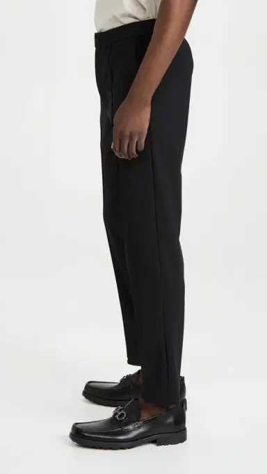 Theory Curtis Drawstring Precision Ponte Pants Black 29 | Thumbnail 4 Theory Curtis Drawstring Precision Ponte Pants Black 29 | Thumbnail 4