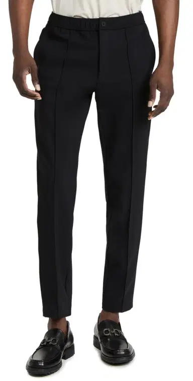 Theory Curtis Drawstring Precision Ponte Pants Black 29 | Thumbnail 1 Theory Curtis Drawstring Precision Ponte Pants Black 29 | Thumbnail 1