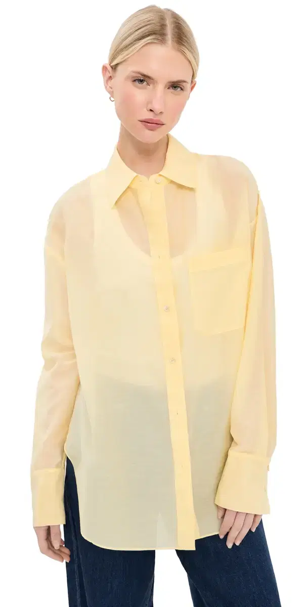 Big Joe Button Down Top Flan