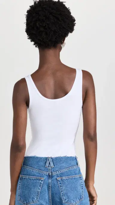 Ambitionist Everyday Classic Tank Thong Bodysuit White | Thumbnail 3 Ambitionist Everyday Classic Tank Thong Bodysuit White | Thumbnail 3