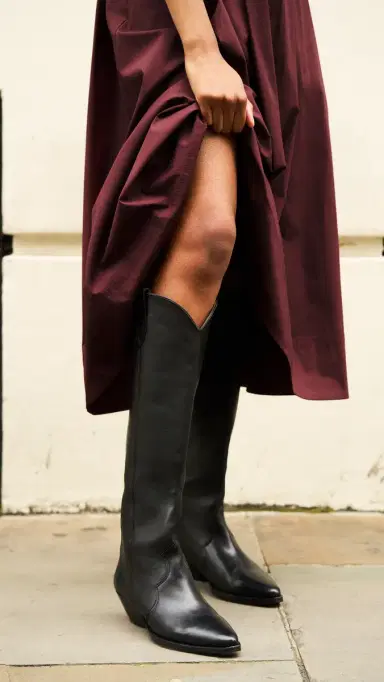 Isabel Marant Denvee High Boots Black | Thumbnail 2 Isabel Marant Denvee High Boots Black | Thumbnail 2