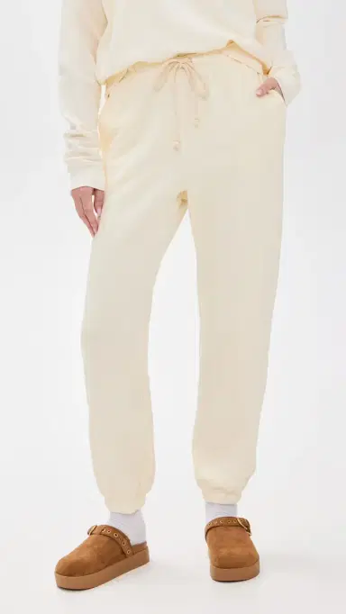 DONNI. DONNI. The Eco Terry Sweatpants Creme L | Thumbnail 2