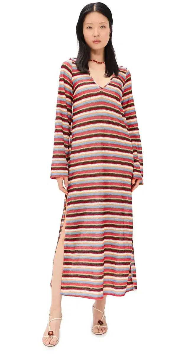 taycation Coverup unkissed tripe Knit