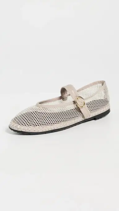 Flabelus Isabella Mesh Mary Jane Flats Nude 39 | Thumbnail 2 Flabelus Isabella Mesh Mary Jane Flats Nude 39 | Thumbnail 2