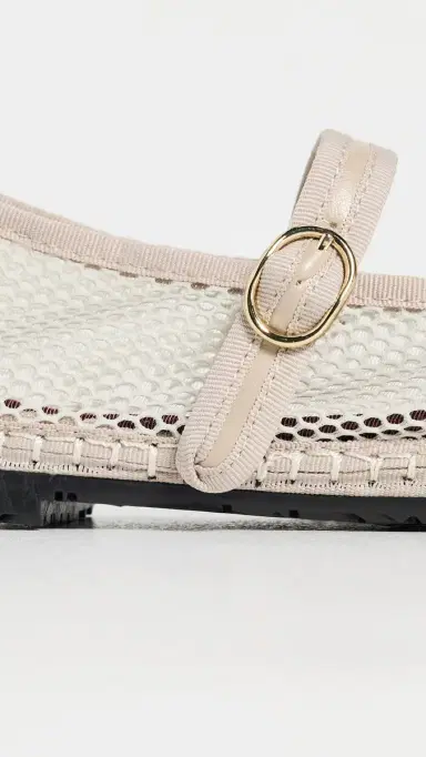 Flabelus Isabella Mesh Mary Jane Flats Nude 39 | Thumbnail 6 Flabelus Isabella Mesh Mary Jane Flats Nude 39 | Thumbnail 6