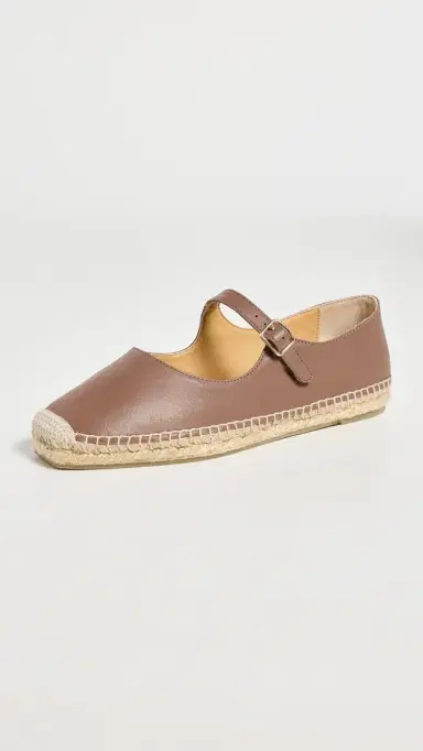 Castañer Pepa Mary Jane Flats Taupe/Natural 37 | Thumbnail 2
