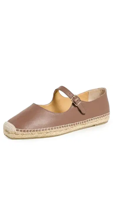 Castañer Pepa Mary Jane Flats Taupe/Natural 37 | Thumbnail 1
