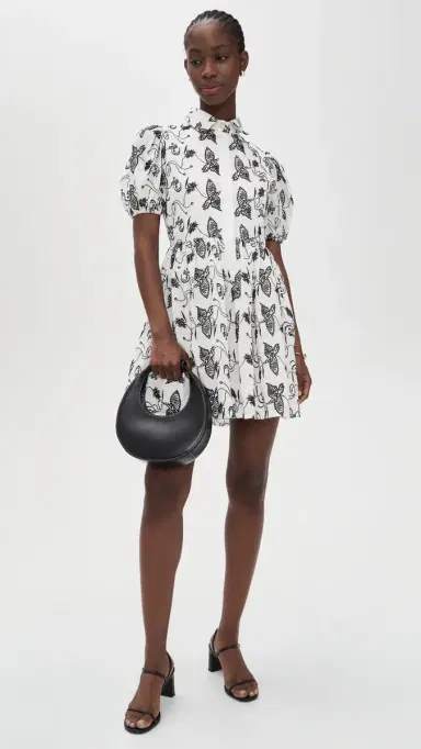 The Lulo Project The Sundown Dress Keel Eyelet Bird Off White | Thumbnail 5
