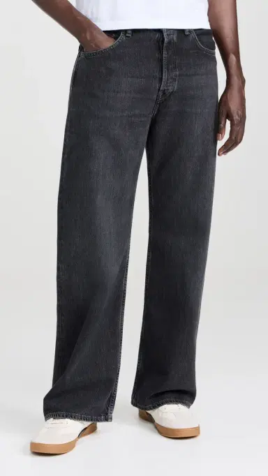 Acne Studios 2021 Loose Fit Jeans Black 32 | Thumbnail 2