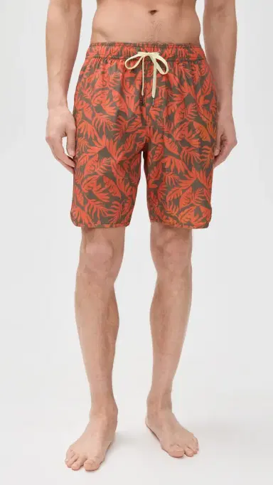 Fair Harbor The Anchor Swim Trunks 8 Orange eaves | Thumbnail 2 Fair Harbor The Anchor Swim Trunks 8 Orange eaves | Thumbnail 2