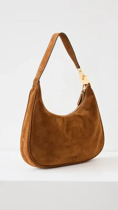 Staud Sylvie Shoulder Bag Tan One Size | Thumbnail 4