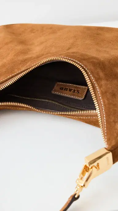 Staud Sylvie Shoulder Bag Tan One Size | Thumbnail 6