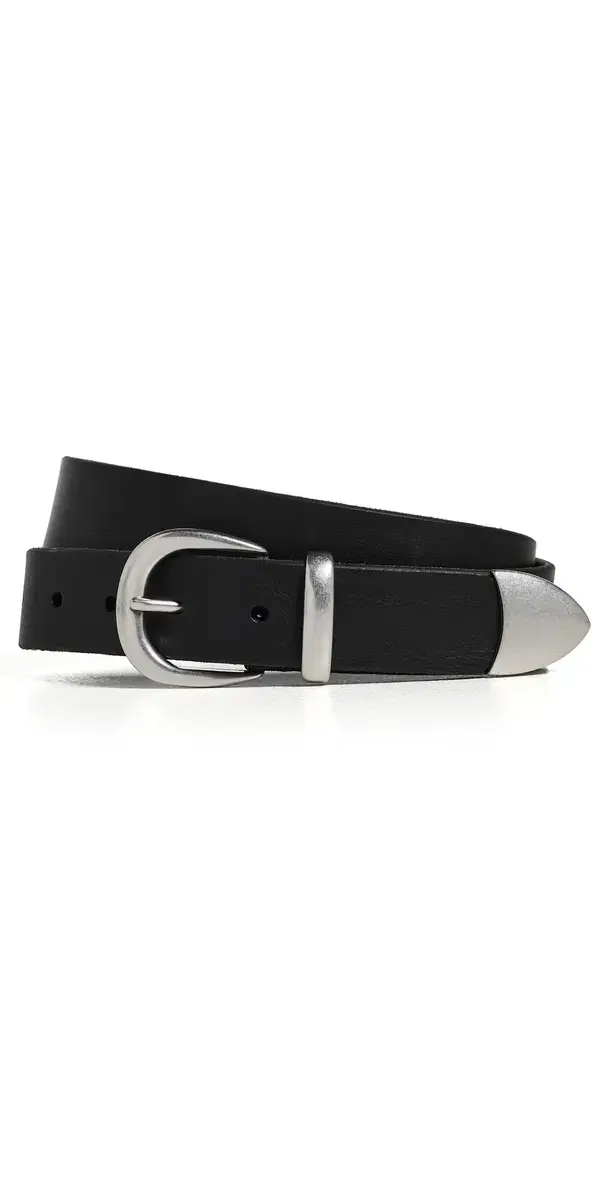 Knickerbocker Western Bridle Leather Belt Black