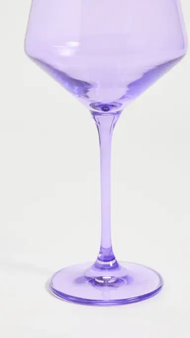 Estelle Colored Glass Stemware Set of 2 | Thumbnail 4