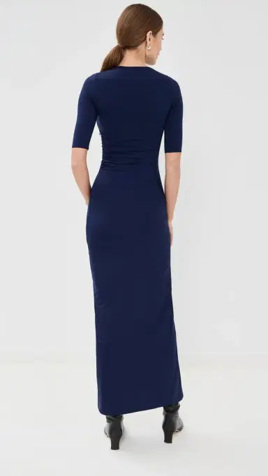 Stella McCartney Fluid Jersey ong Dress Indigo | Thumbnail 3