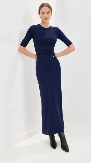 Stella McCartney Fluid Jersey ong Dress Indigo | Thumbnail 5