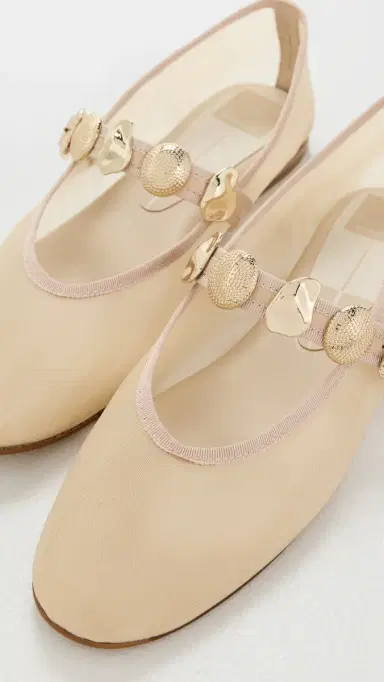 Dolce Vita Relan Mesh Flats French Vanilla | Thumbnail 6 Dolce Vita Relan Mesh Flats French Vanilla | Thumbnail 6