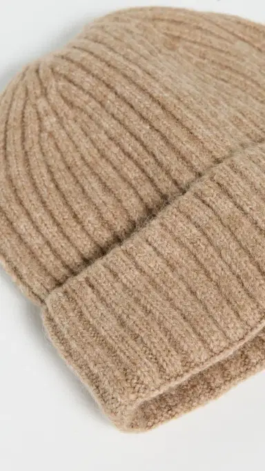 Hat Attack Key Beanie Tan One Size | Thumbnail 4