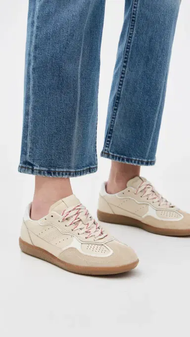 ALOHAS Tb.490 Rife Grain Cream Leather Sneakers Cream 41 | Thumbnail 3