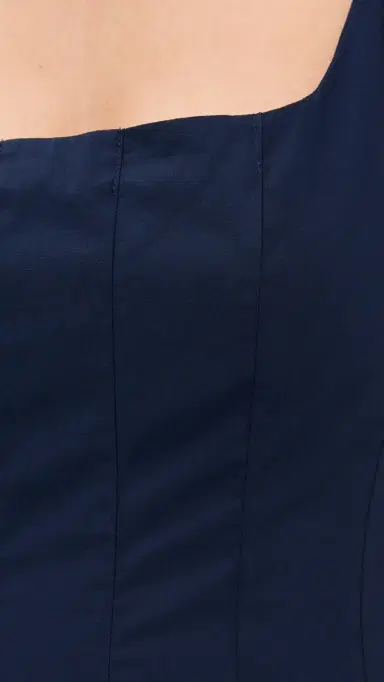 Staud Wells Dress Navy 2 | Thumbnail 6 Staud Wells Dress Navy 2 | Thumbnail 6