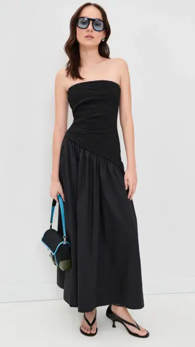STAUD Nia Dress Black | Thumbnail 2