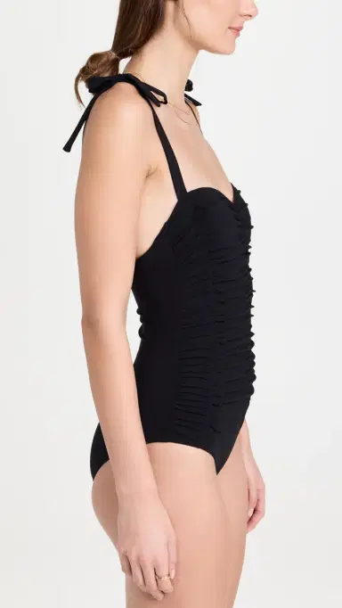 Karla Colletto Tate High Back One Piece Black | Thumbnail 4