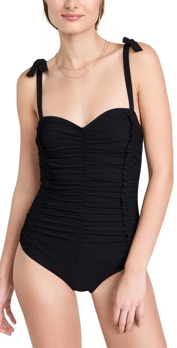 Karla Colletto Tate High Back One Piece Black
