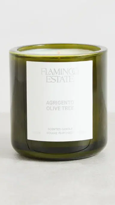 Flamingo Estate Ancient Agrigento Olive Tree Candle Green One Size | Thumbnail 2