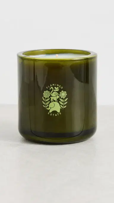 Flamingo Estate Ancient Agrigento Olive Tree Candle Green One Size | Thumbnail 3