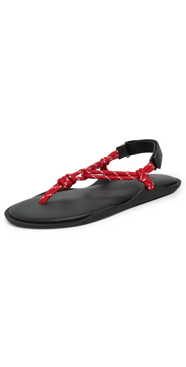 Flo Rope Sandals Red
