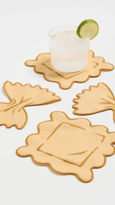 Piecework Puzzles Pasta Cocktail Napkins | Thumbnail 2