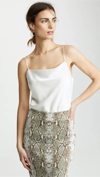 Alice + Olivia Harmon Thong Bodysuit Off White S | Thumbnail 2