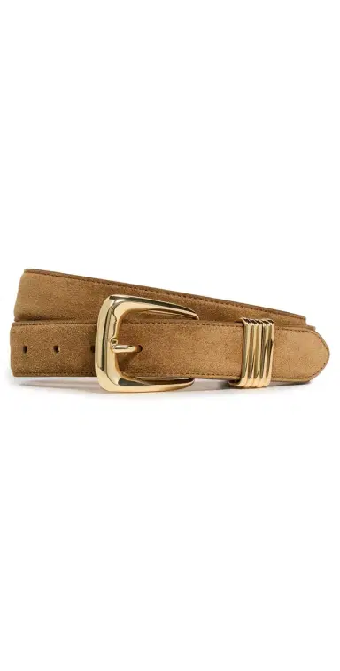Veronica Beard Suede Harness Belt Acorn | Thumbnail 1 Veronica Beard Suede Harness Belt Acorn | Thumbnail 1
