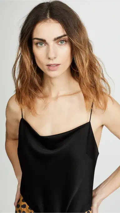 Alice + Olivia Harmon Thong Bodysuit Black M | Thumbnail 2