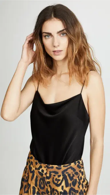 Alice + Olivia Harmon Thong Bodysuit Black M | Thumbnail 6
