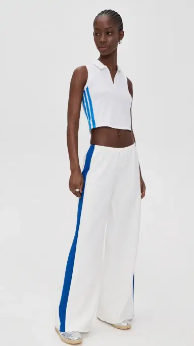 Adidas Golf Beyond Crop Twistknit Polo Shirt White | Thumbnail 5 Adidas Golf Beyond Crop Twistknit Polo Shirt White | Thumbnail 5