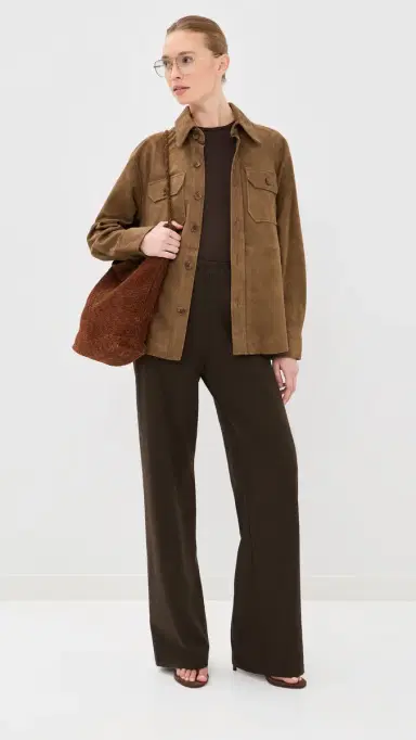 Sprwmn Wide Leg Easy Pants Americano S | Thumbnail 5 Sprwmn Wide Leg Easy Pants Americano S | Thumbnail 5