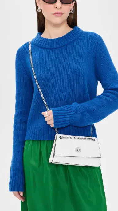 Tory Burch Kira Turnlock Mini Bag Bianco | Thumbnail 3 Tory Burch Kira Turnlock Mini Bag Bianco | Thumbnail 3
