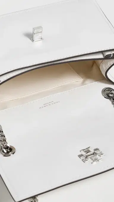 Tory Burch Kira Turnlock Mini Bag Bianco | Thumbnail 6 Tory Burch Kira Turnlock Mini Bag Bianco | Thumbnail 6