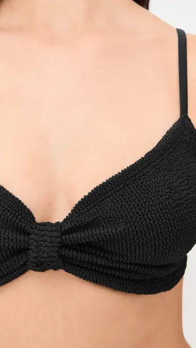 Hunza G Alicia Bikini Set Black One Size | Thumbnail 6 Hunza G Alicia Bikini Set Black One Size | Thumbnail 6