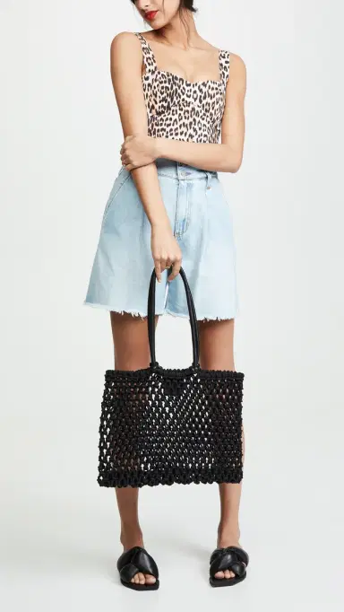 Clare V. Clare V. Sandy Tote Black One Size | Thumbnail 3